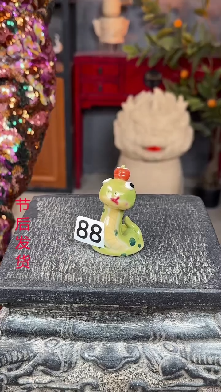 【闪购商品】摆件手工陶瓷摆件釉下彩