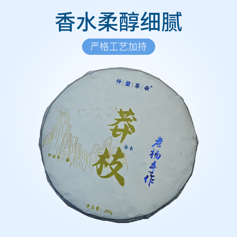 仲量2024莽枝头春森林乔木普洱生茶汤香水柔醇细腻云南普洱生茶