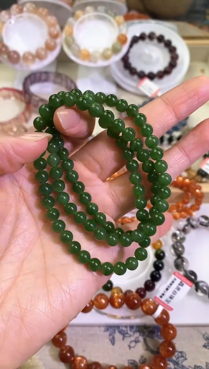 未镶嵌手链和田玉（碧玉）和田玉碧玉6