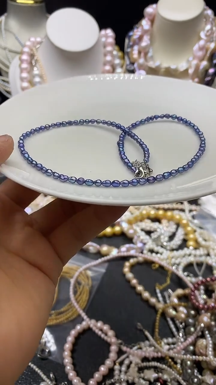 颈饰未镶嵌淡水珍珠多人