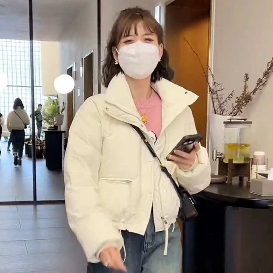 冬季新款棉袄女装时尚宽松短款韩版棉服立领显瘦百搭冬棉衣外套女