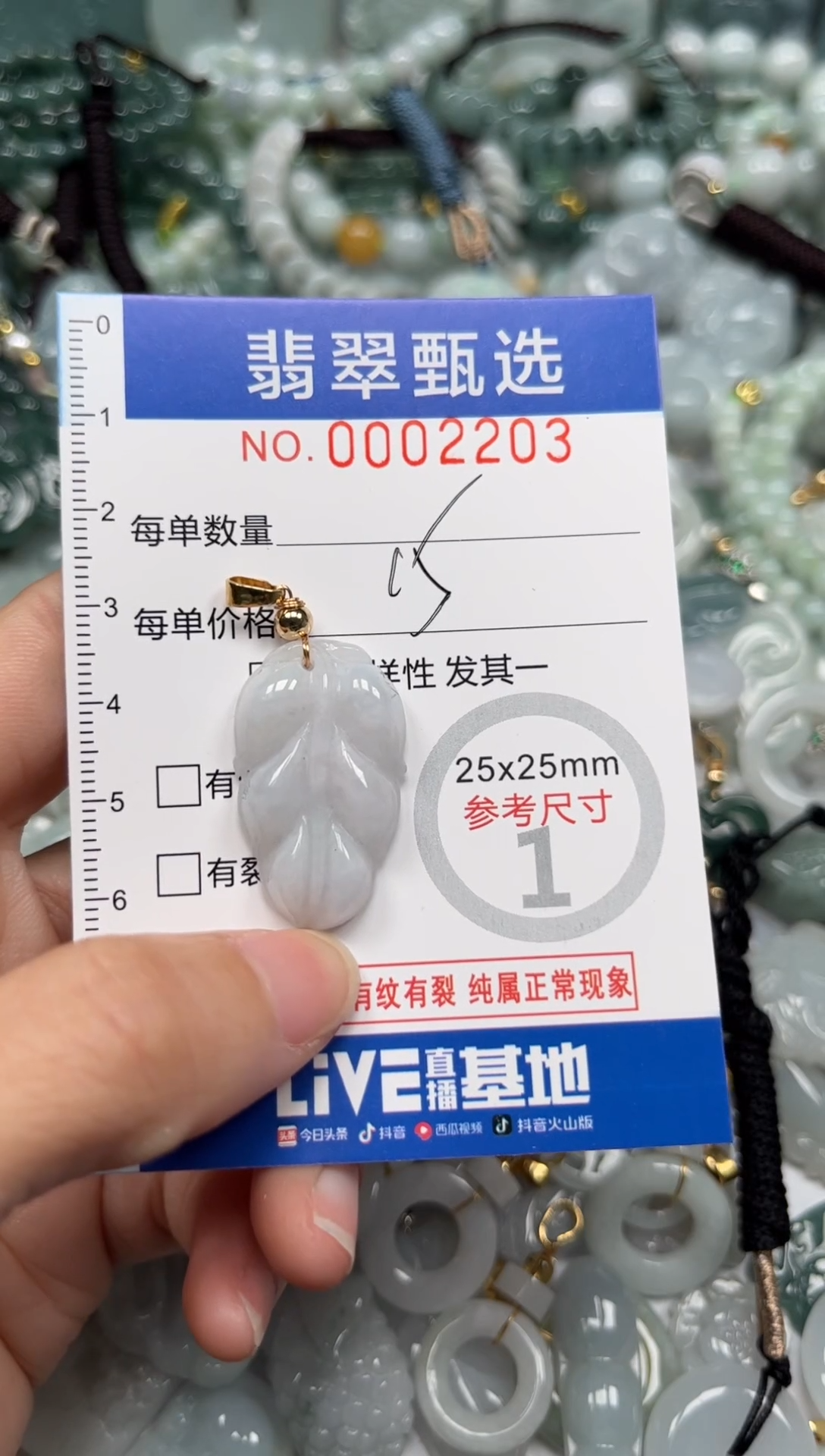 【闪购商品】翡翠颈饰未镶嵌00..2203