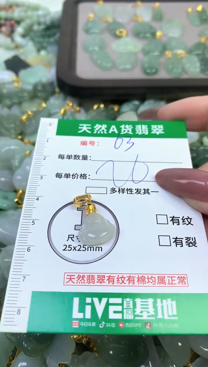 颈饰未镶嵌翡翠纯天然缅甸A货翡翠