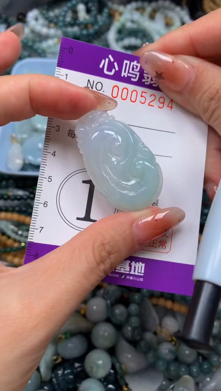 翡翠未镶嵌颈饰闪购005294