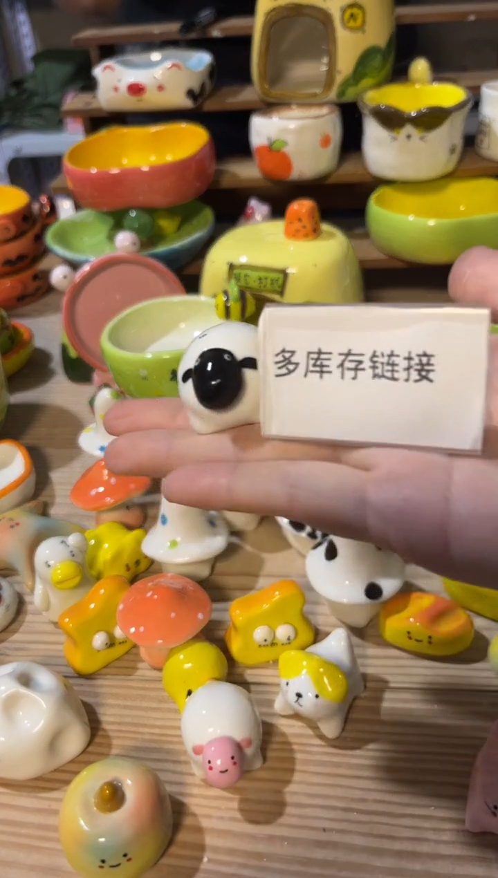 151手绘釉下彩微瑕陶瓷