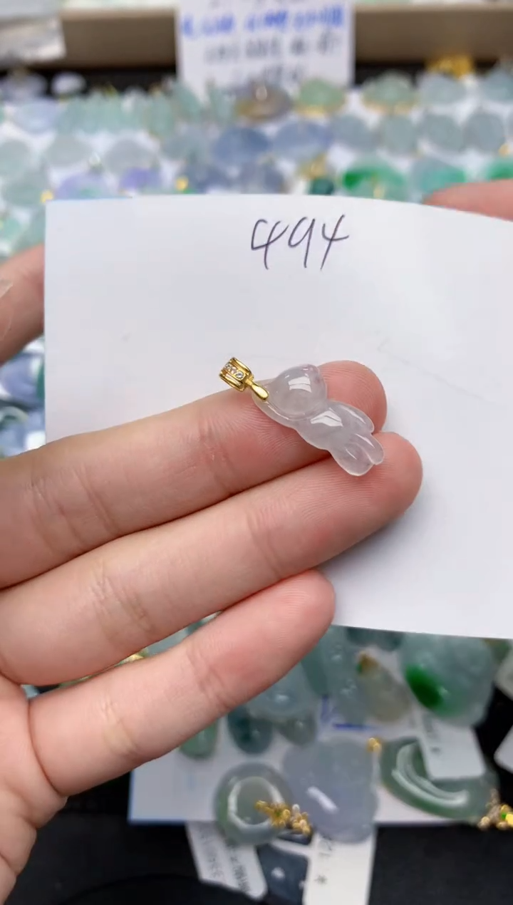 翡翠未镶嵌颈饰天然缅甸A货翡翠