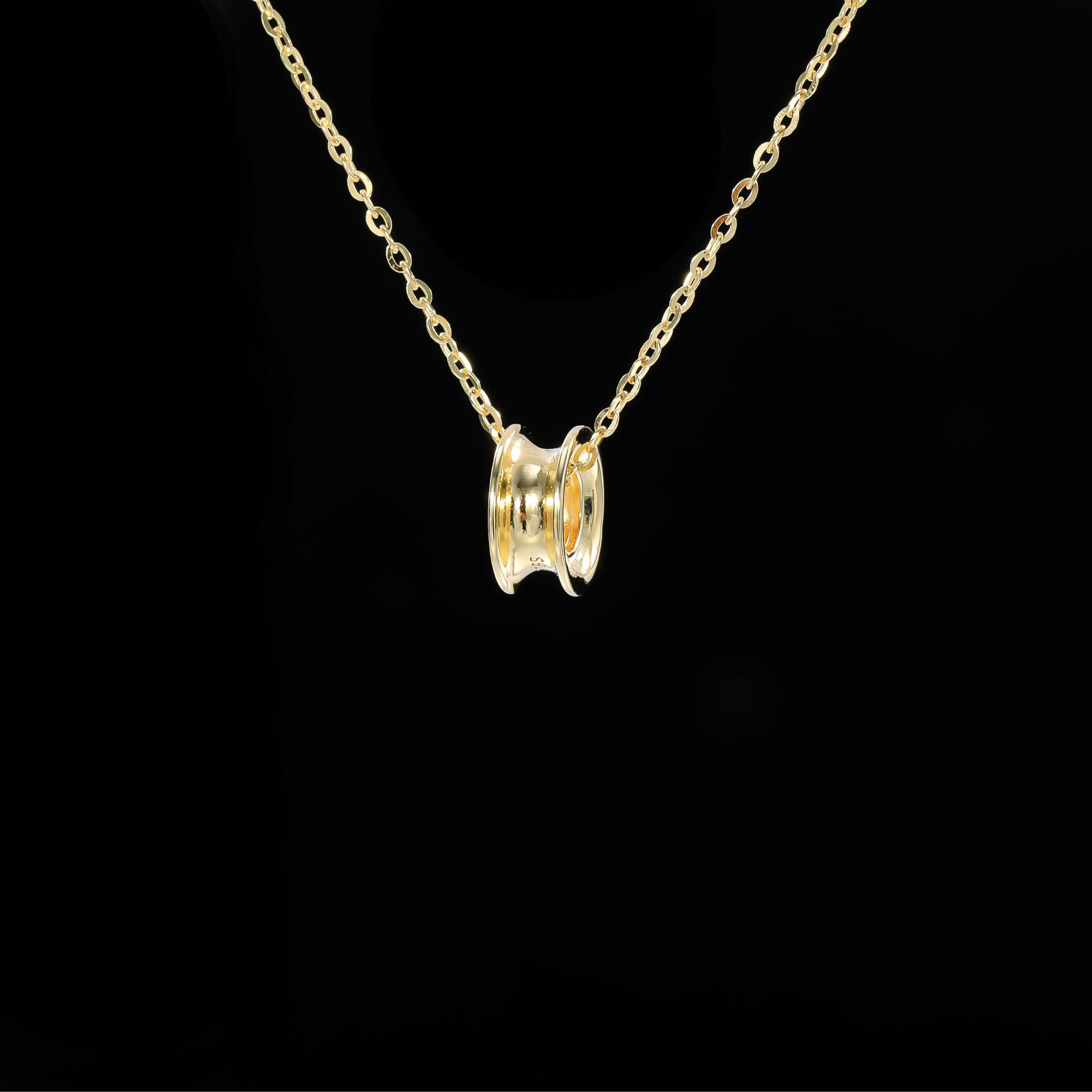 坠链均925银合成锆石 木木（SA108）KC-3194B项链45厘米