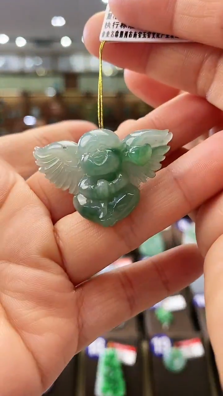 【闪购商品】翡翠颈饰未镶嵌天使