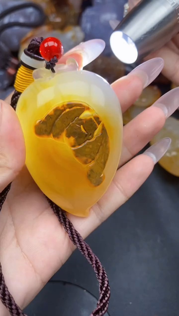 【闪购商品】玛瑙/玉髓颈饰合金ll