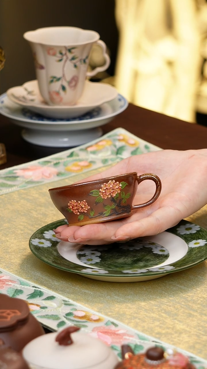 茶壶紫砂原矿紫砂手工杯子朱泥