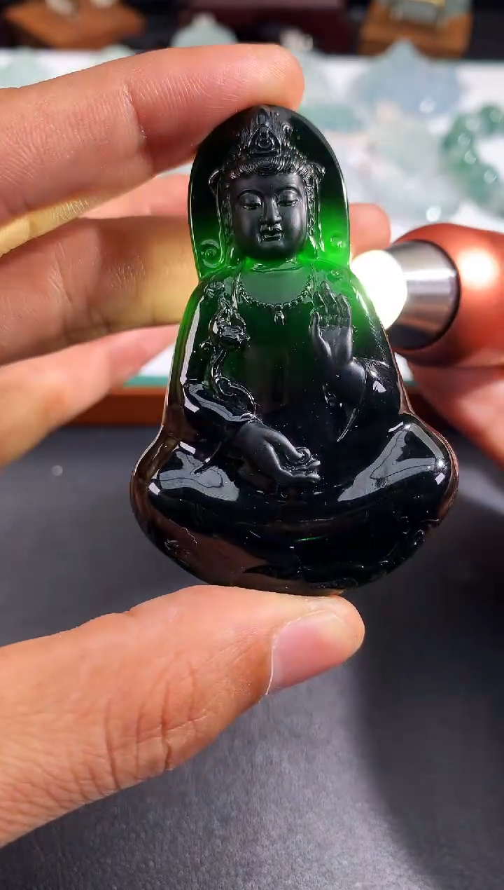 【闪购商品】翡翠颈饰未镶嵌天然A货翡翠 定制翡翠 定金