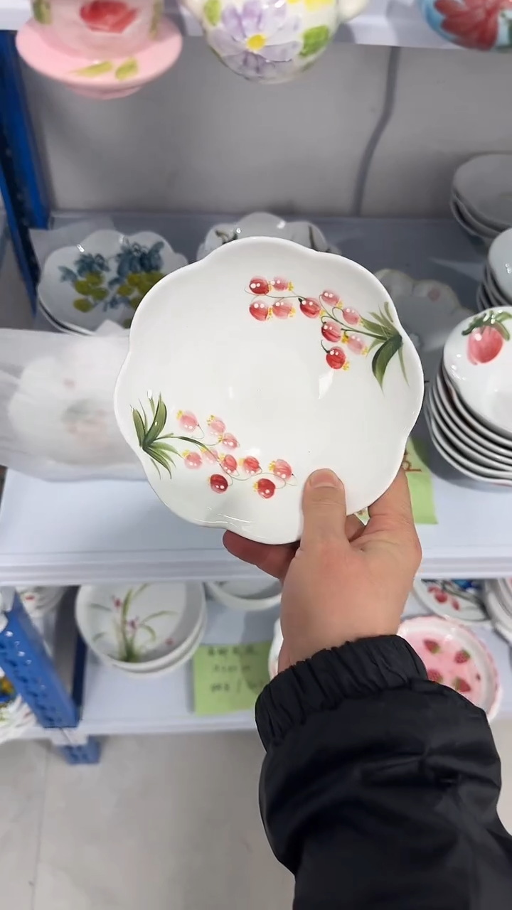 其他景德镇高温瓷（花口小盘）