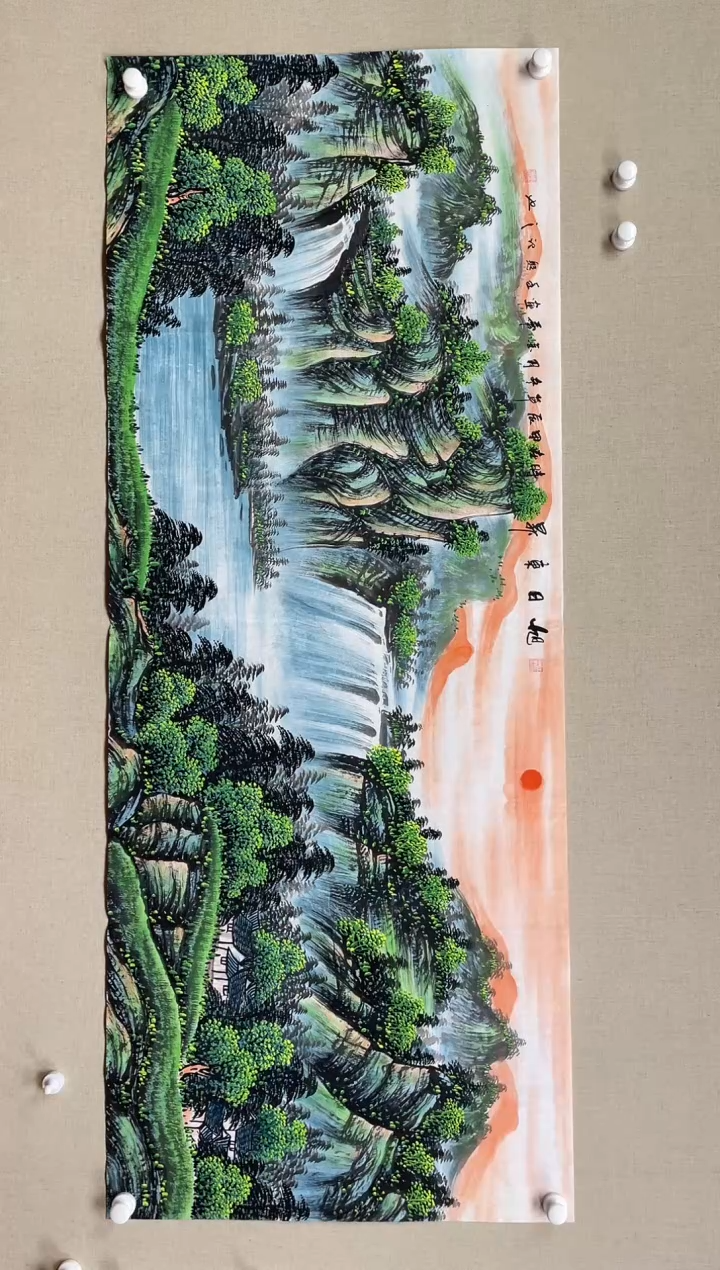 国画180*68 李金华李金华李金华李金华李金华