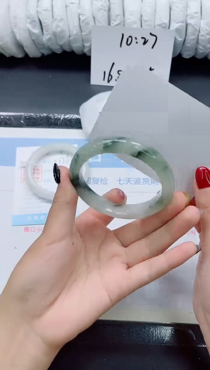 未镶嵌手镯石英质玉0177-58