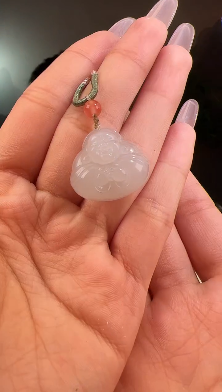 【闪购商品】和田玉颈饰未镶嵌抱抱佛 多样性发 带包容 4056