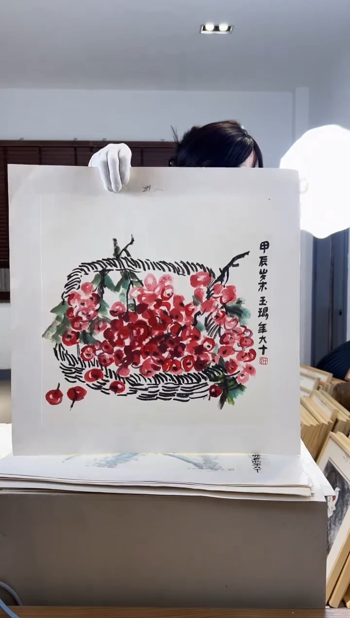 【闪购商品】版画 耿玉琨限量作品亲签盖章版画S