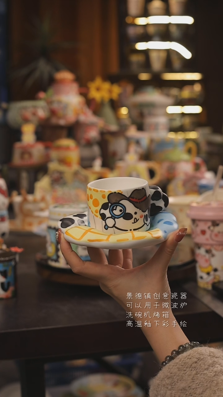 景德镇釉下彩绘设计师款式陶瓷