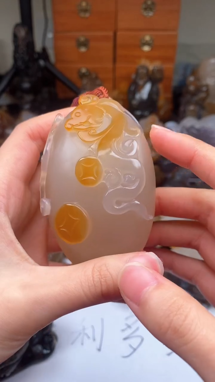 【闪购商品】玛瑙/玉髓颈饰未镶嵌AA