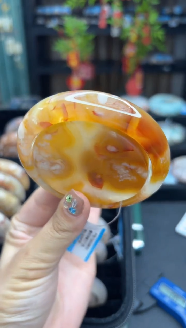 【闪购商品】石英质玉手镯未镶嵌210（60圈赠送镯心）