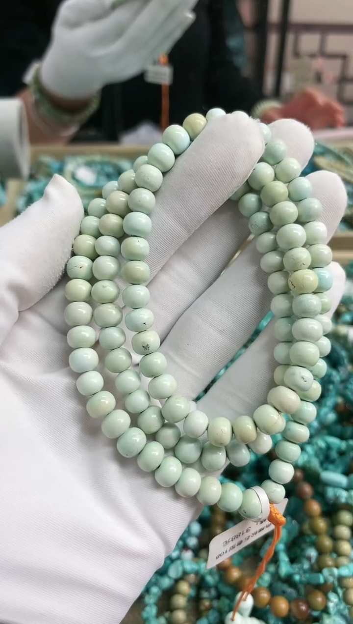 【闪购商品】绿松石珠宝奇石未镶嵌6mm+