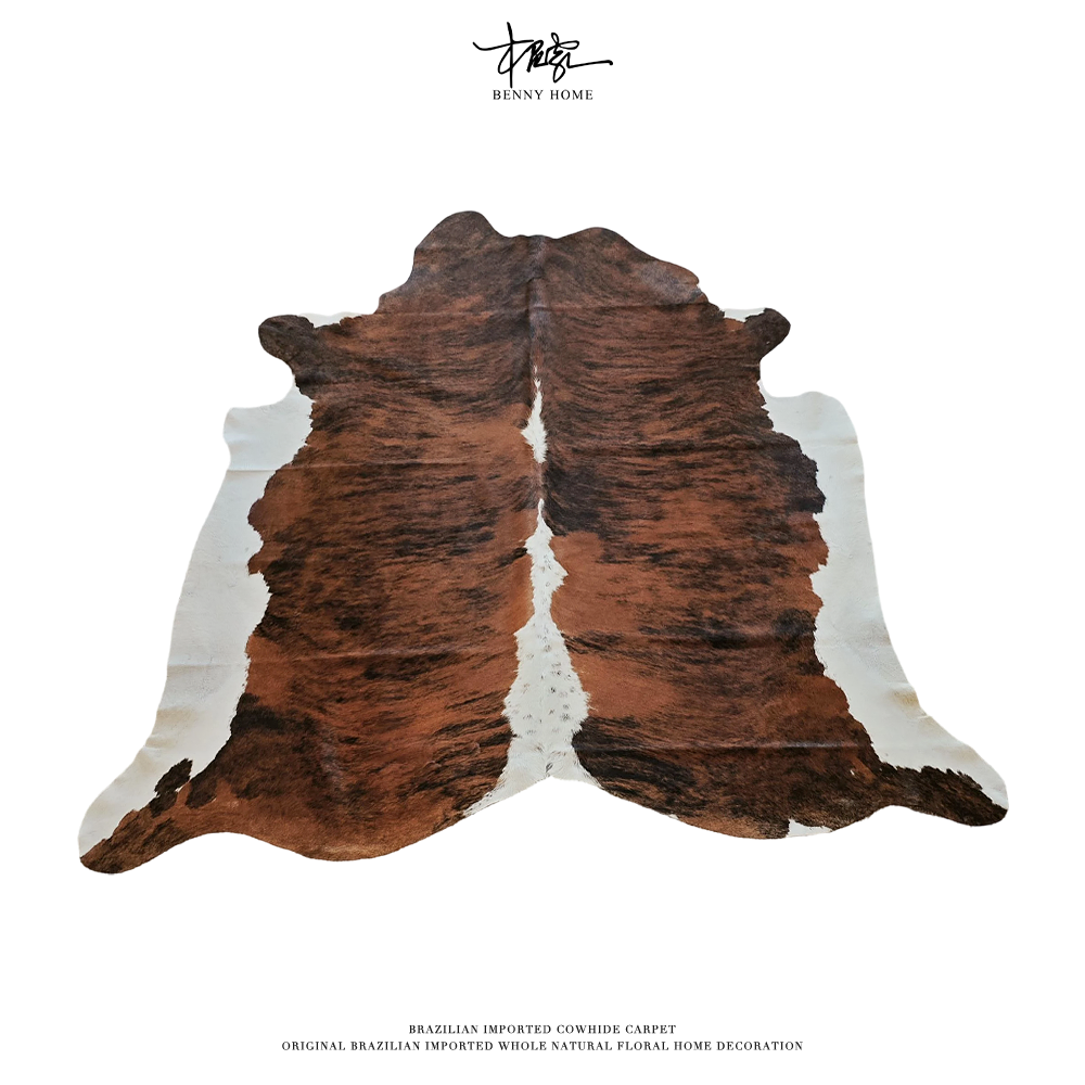 【本尼家】P421轻奢北欧风整张牛皮地毯240*225cm