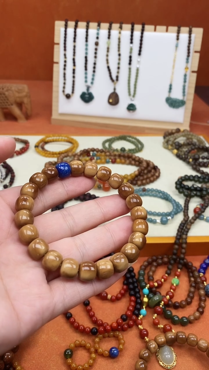 手串库克未镶嵌单圈库克菩提青金手串