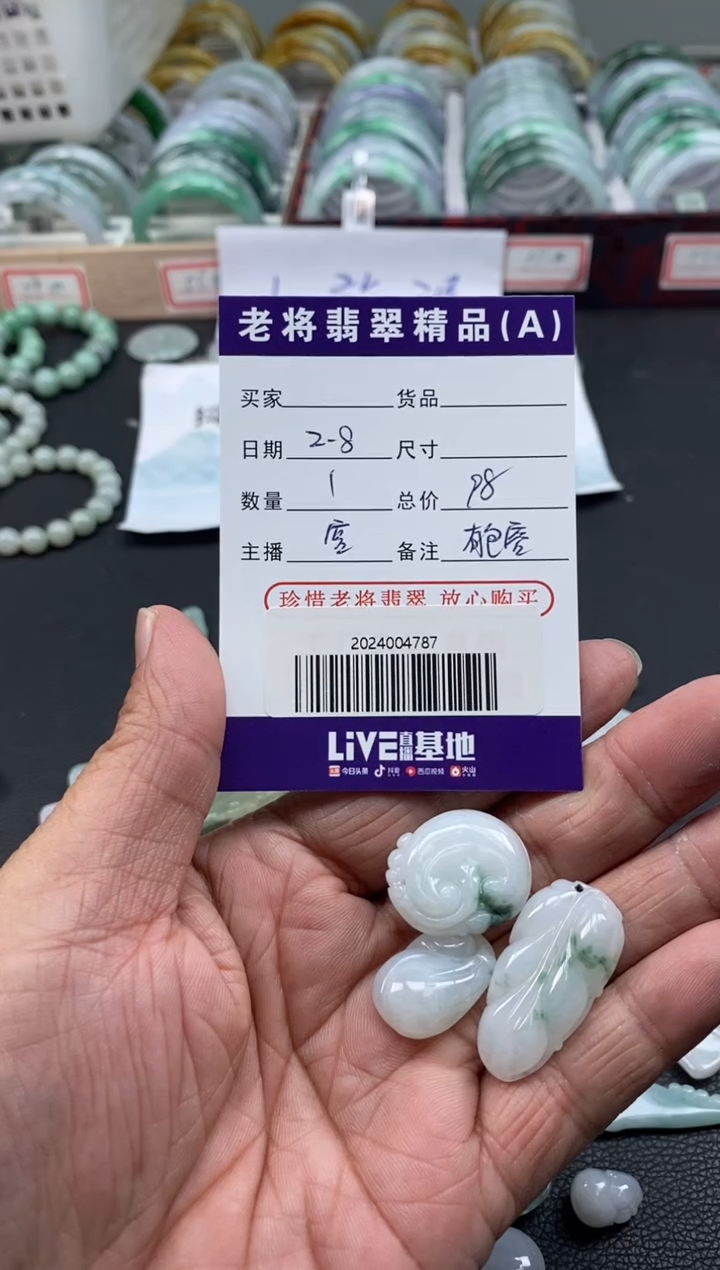 【闪购商品】翡翠颈饰未镶嵌//2024004787