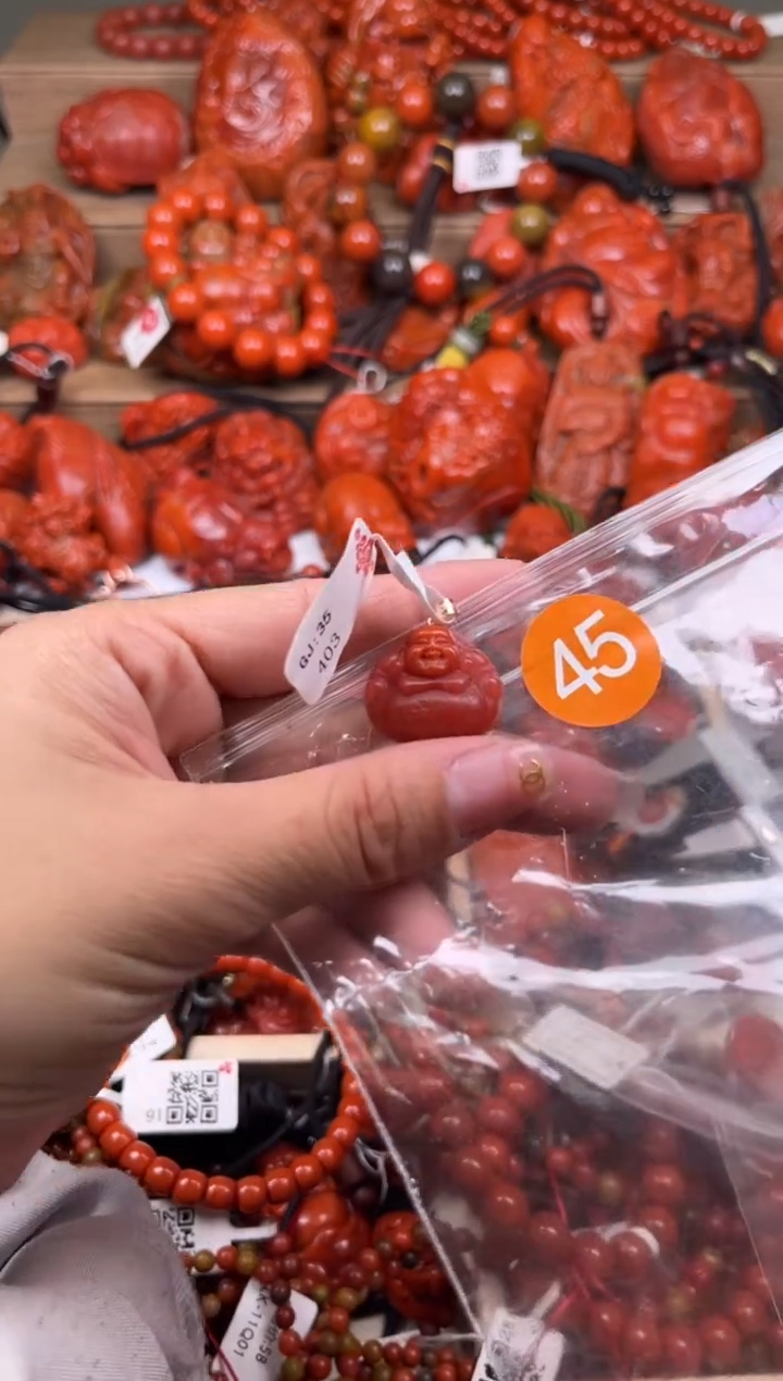 【闪购商品】南红玛瑙珠宝奇石银S925镶嵌45
