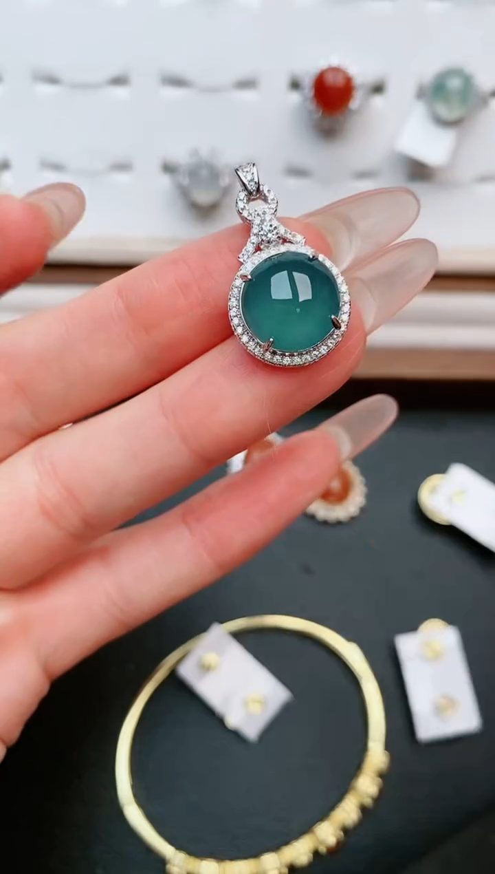 【闪购商品】翡翠戒指银S925镶嵌.....