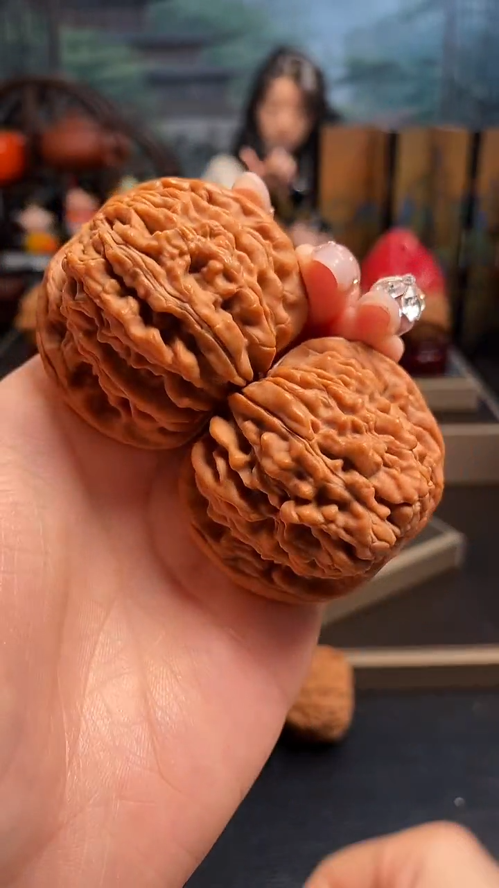 【闪购商品】文玩核桃吊坠H601四座楼47