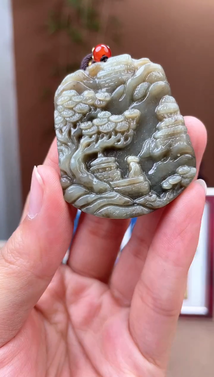 颈饰未镶嵌和田玉多样性拍一发一2951