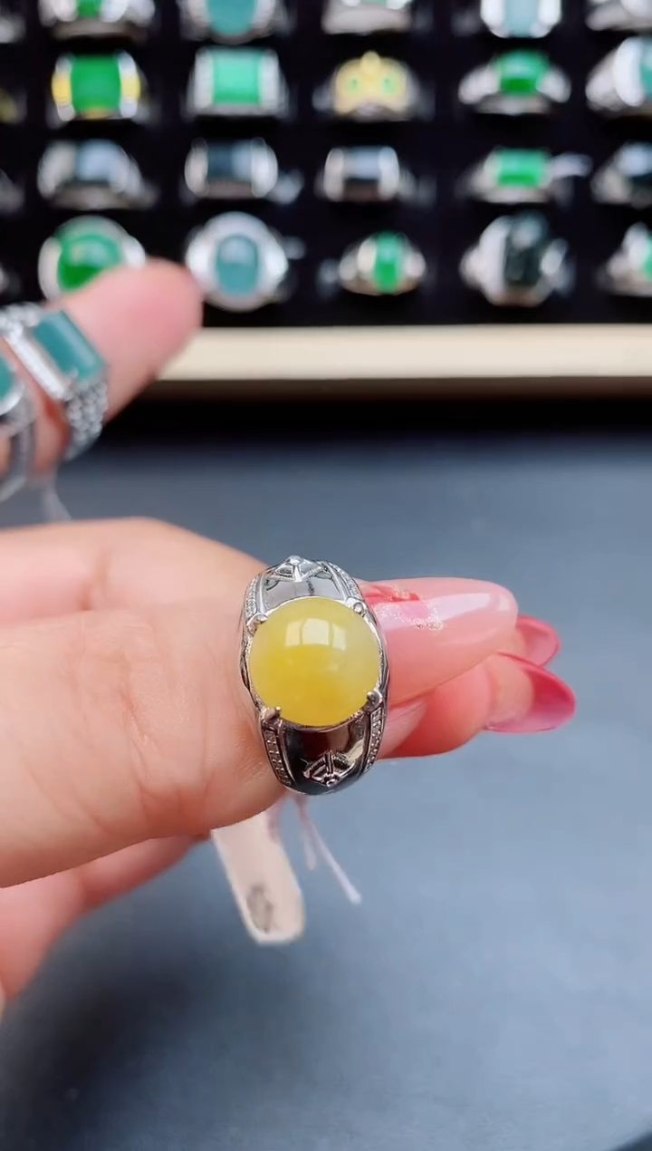 【闪购商品】翡翠戒指银S925镶嵌29800