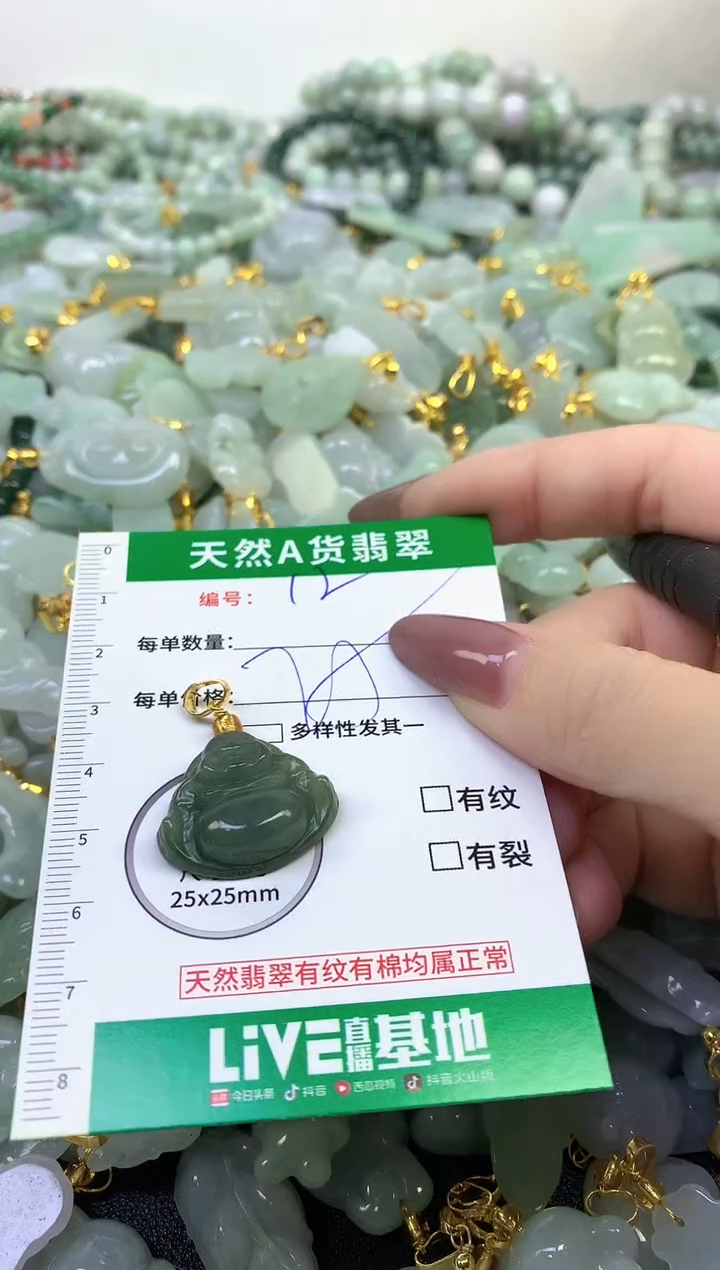 颈饰未镶嵌翡翠纯天然缅甸A货翡翠