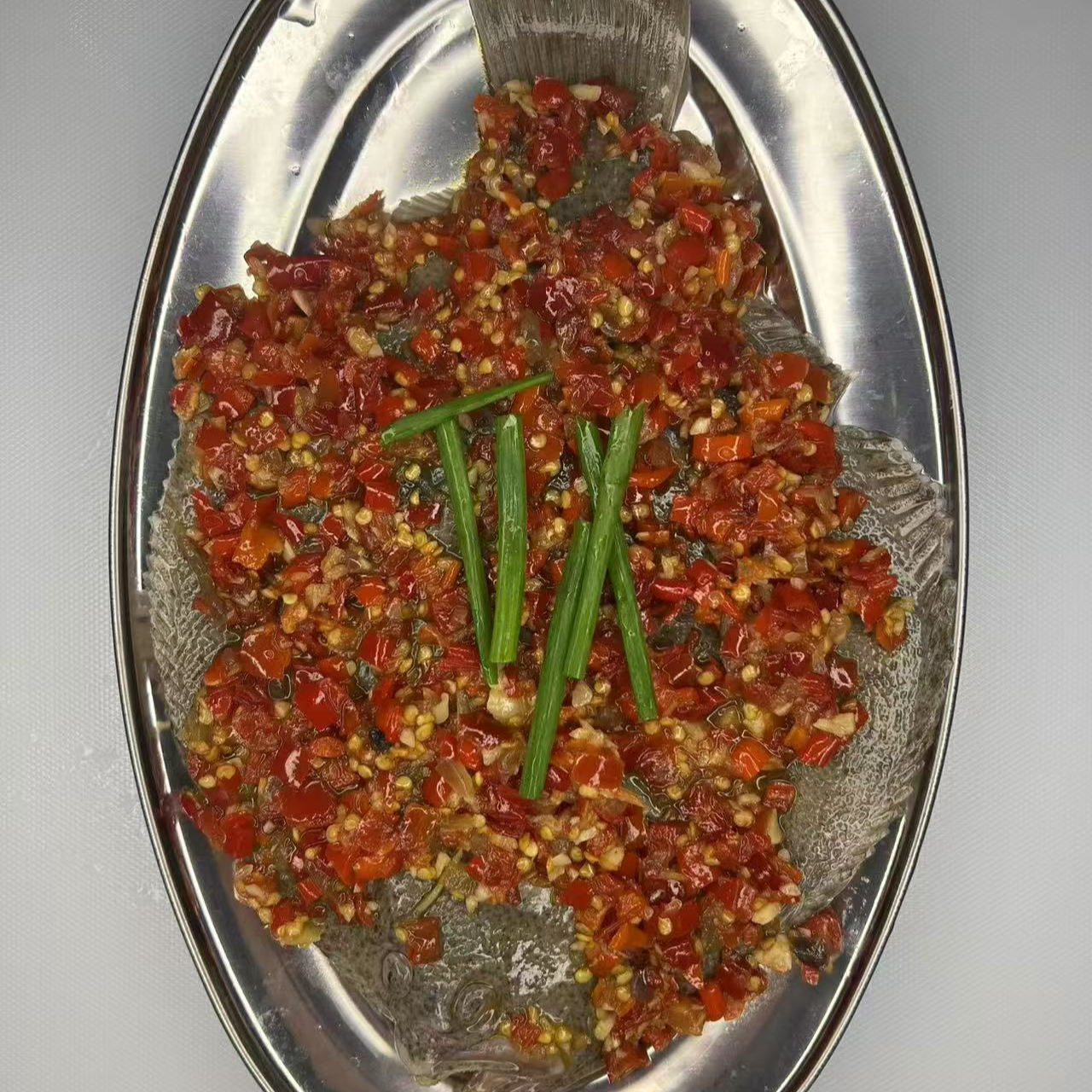 剁椒多宝鱼（新鲜食材）