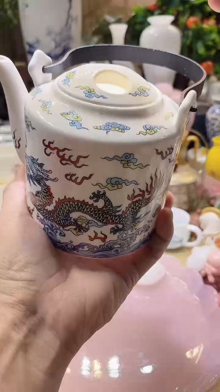 瓷片德艺茶器直播间@@提梁壶