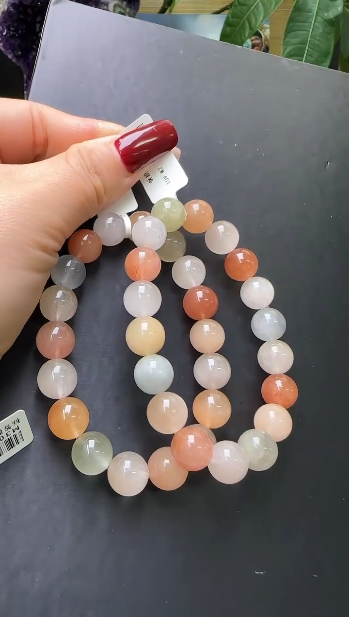 【闪购商品】水晶手串未镶嵌彩兔毛手串11m+多样性发一M24128