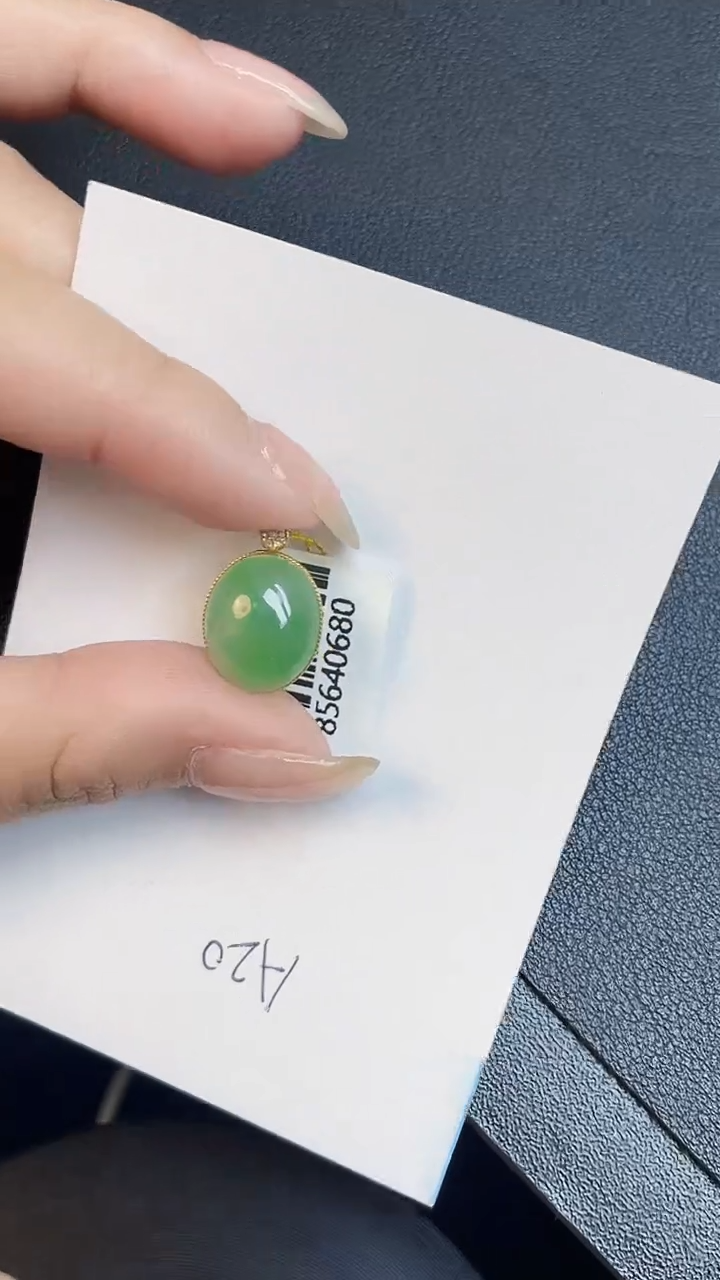 【闪购商品】翡翠颈饰18K金镶嵌00000000