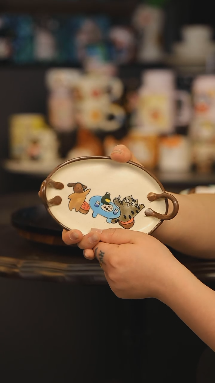 【闪购商品】摆件景德镇釉下彩绘设计师款式陶瓷