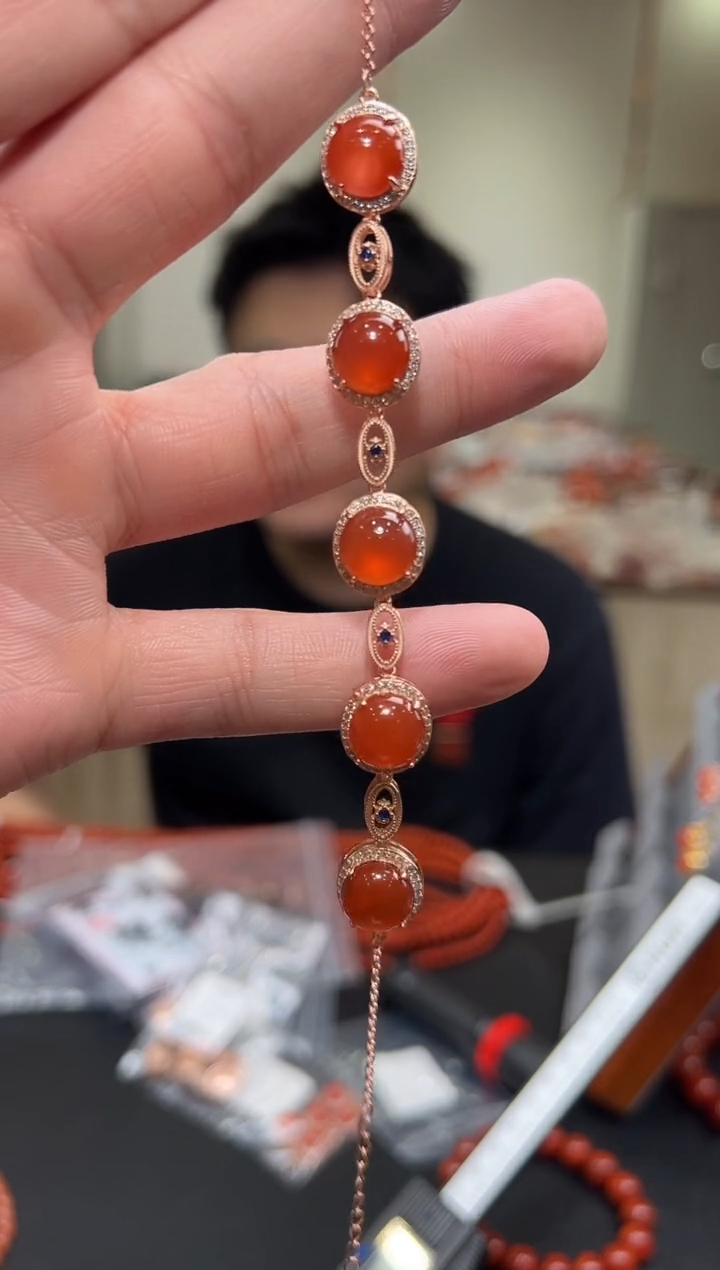 【闪购商品】南红玛瑙手链未镶嵌diy手链/多样性发货