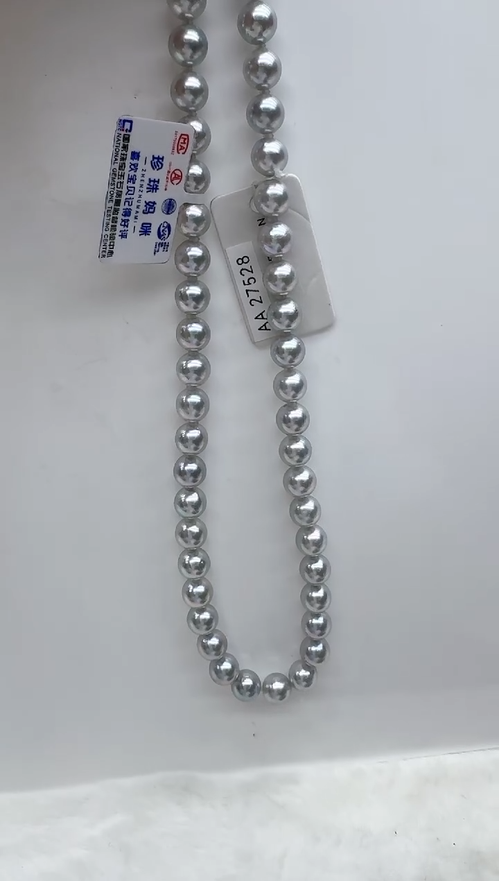 【闪购商品】海水珍珠颈饰银S925镶嵌真科研