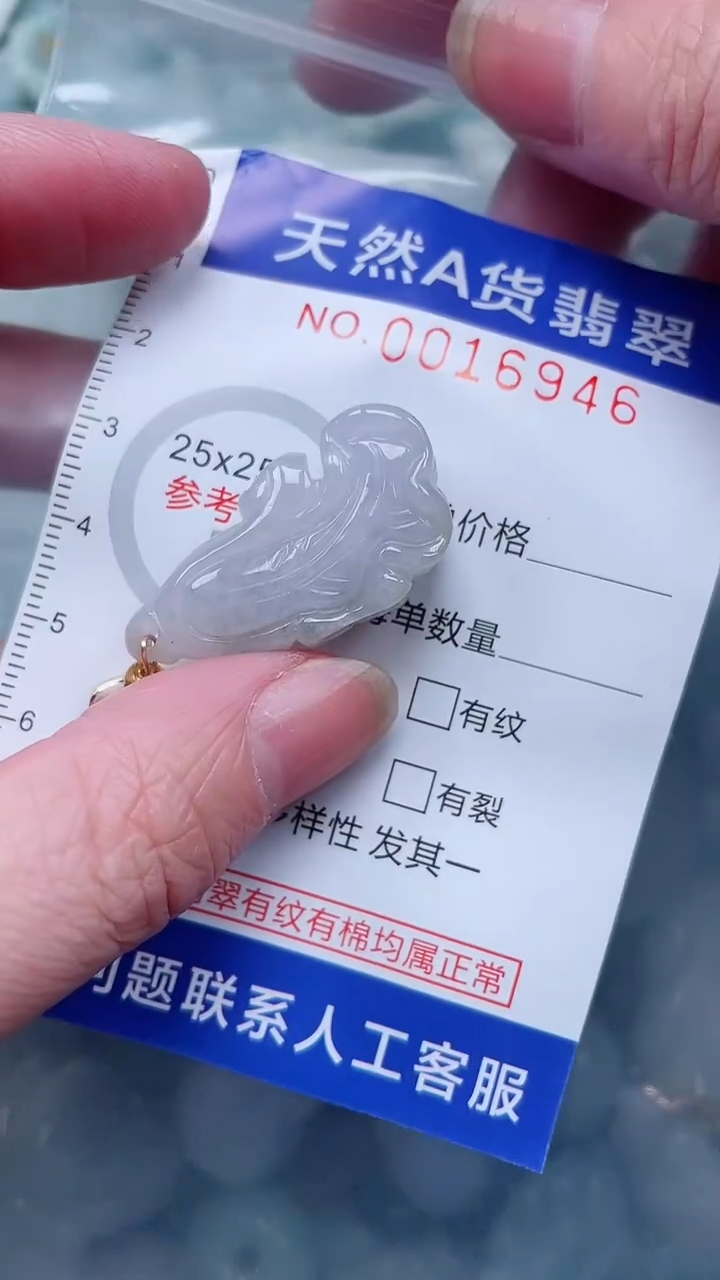 翡翠未镶嵌吊坠(不含链)1