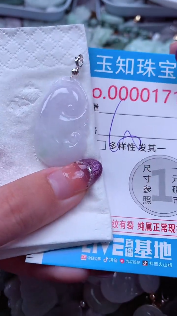 翡翠未镶嵌吊坠(不含链)171