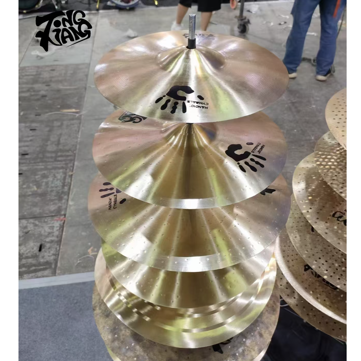 同祥镲片B20手镲 手工制作 10寸12寸 4寸镲片非洲鼓配手拍镲水镲