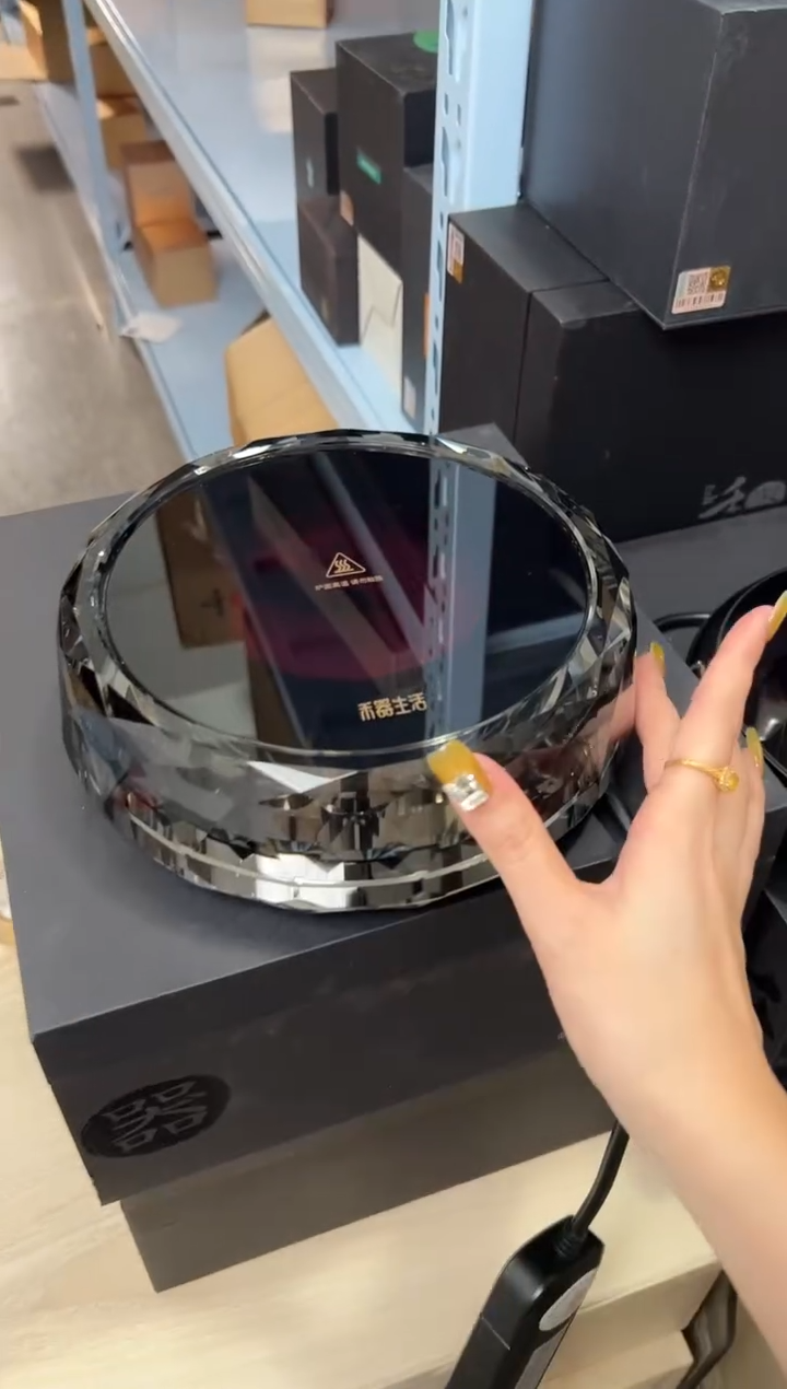 禾器 璀璨水晶电陶炉圆形