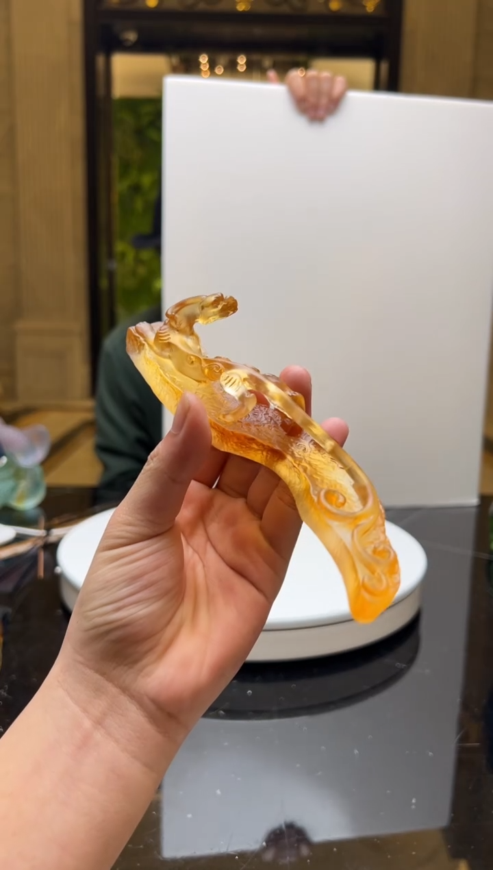 【闪购商品】摆件CML021螭龙艺术水晶琉璃摆件