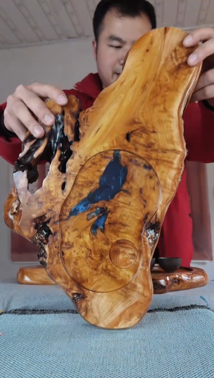 【闪购商品】木木雕茶盘不含配件 截图为准 79