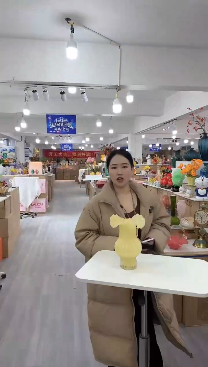 【闪购商品】无铅玻璃玖月花器G-品19