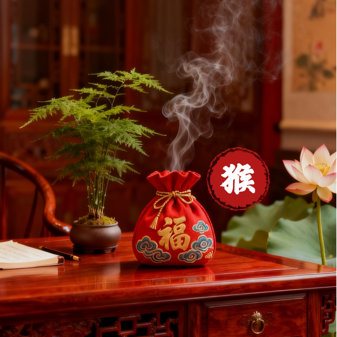 7号小猴宝 【老师力荐】手绘（上上）已处理 锦囊