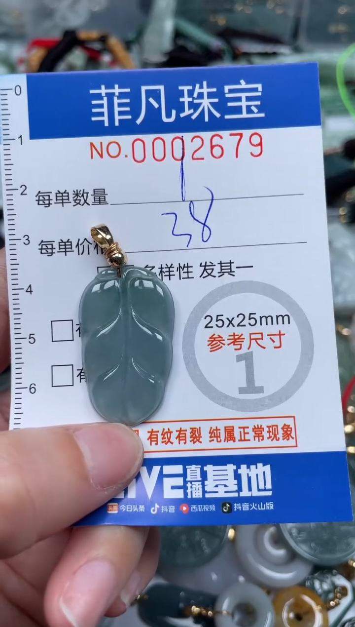 【闪购商品】翡翠颈饰未镶嵌00..2679