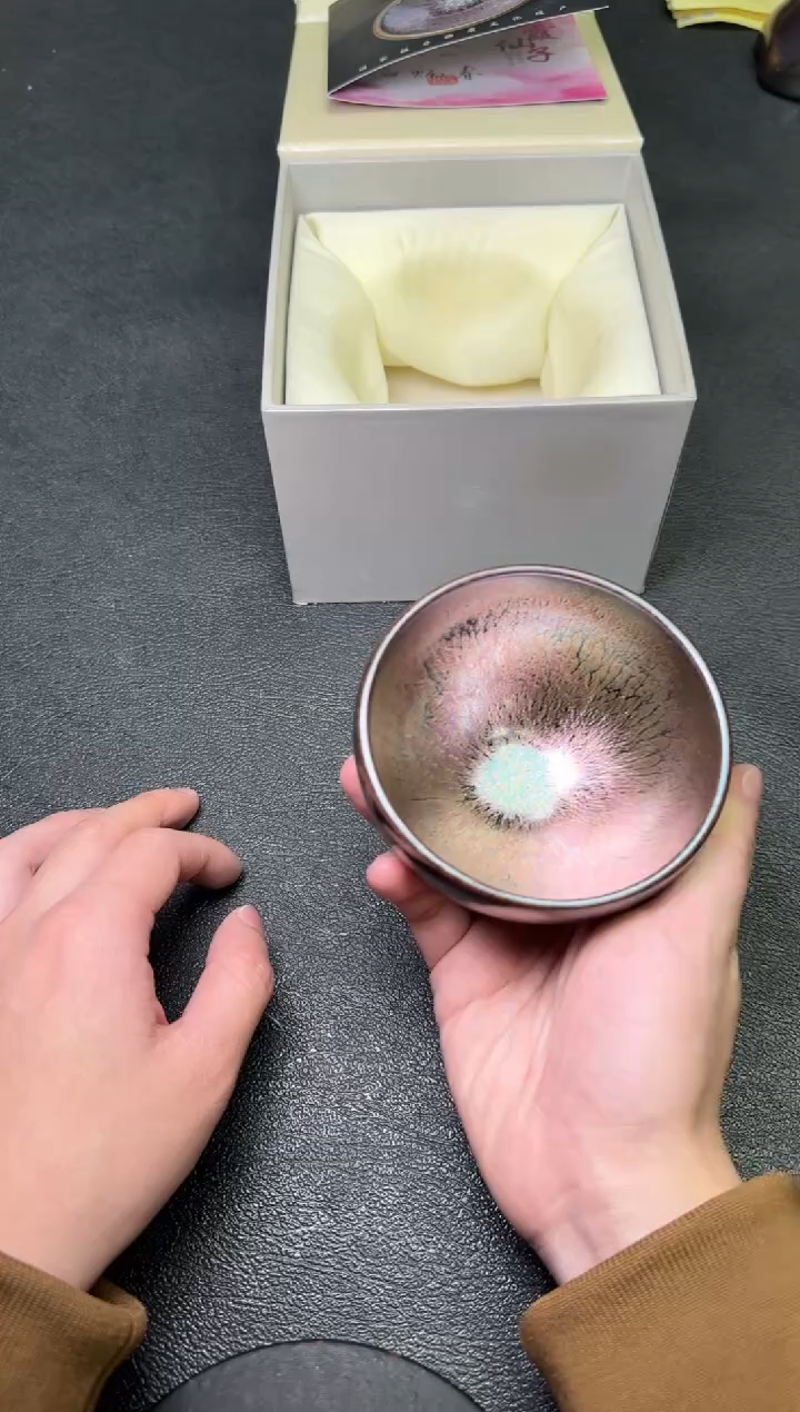 【闪购商品】茶盏8紫霞仙子茗瓷茶器